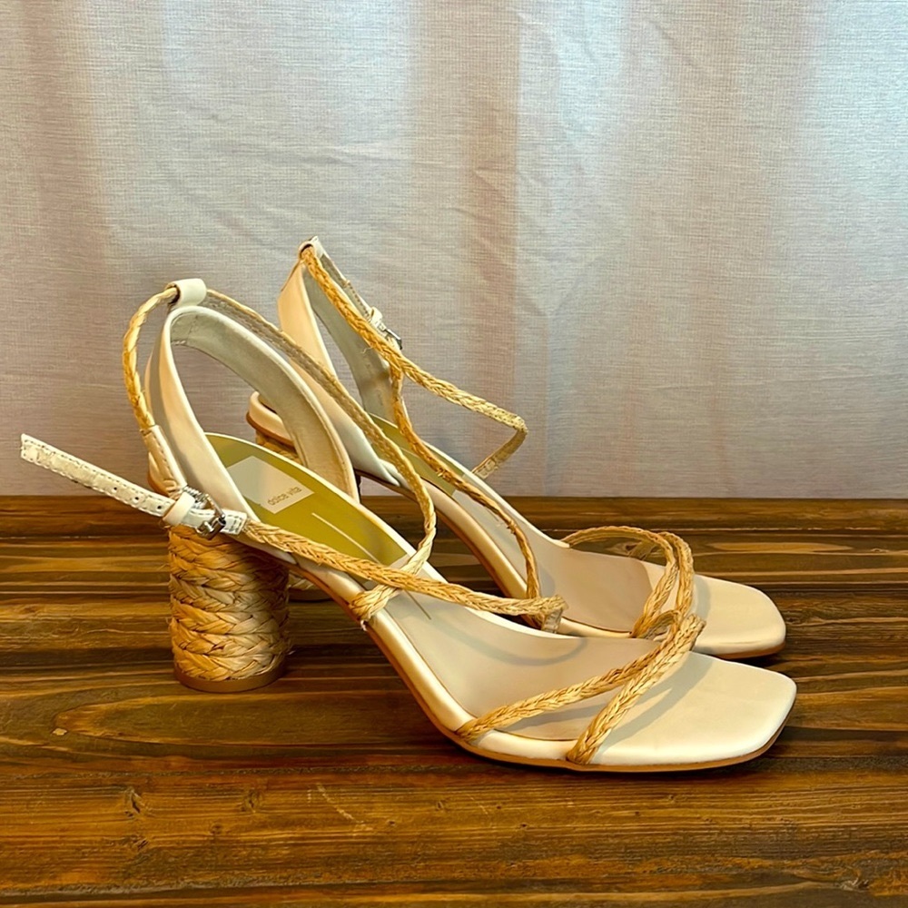 Dolce Vita Natural Nico Heel Sandals